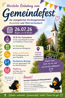 Einladung Gemeindefest