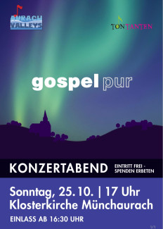 Plakat Gospelkonzert 2026